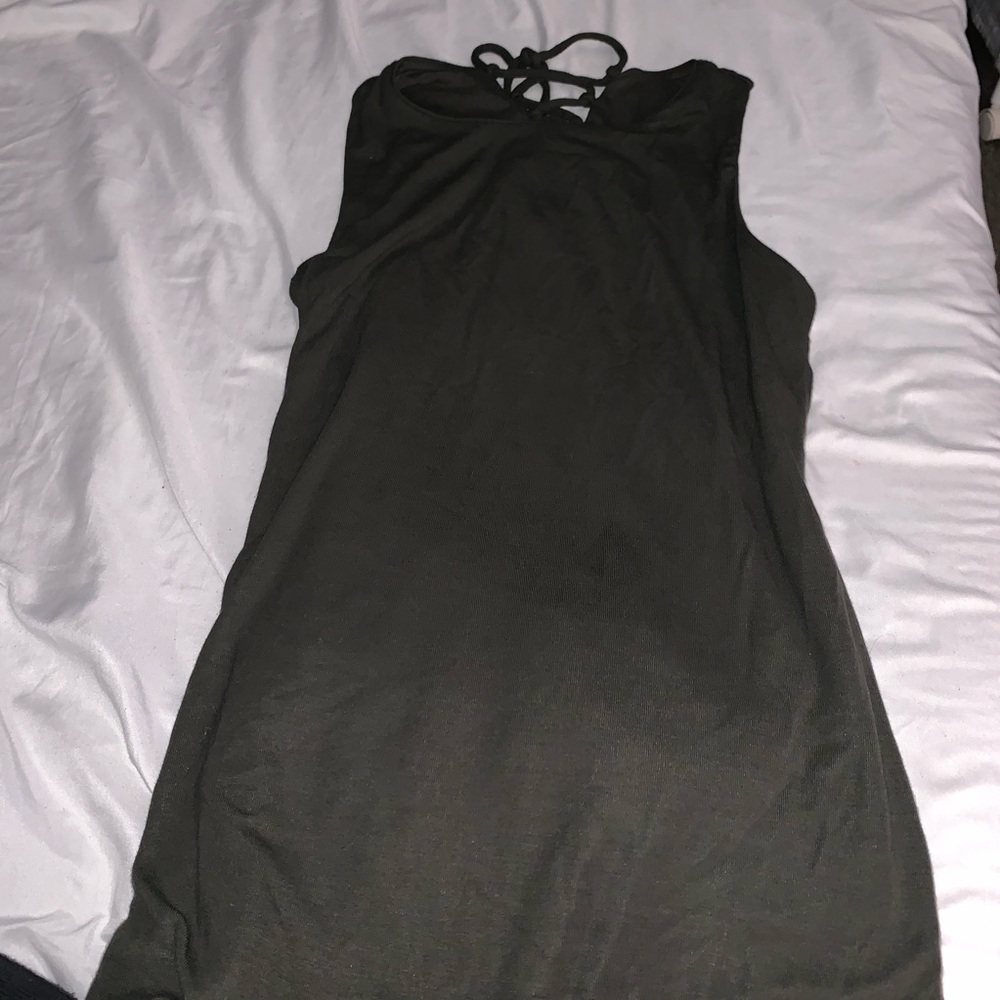 WHBM sleeveless long maxi dress